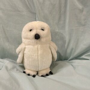 HARRY POTTER HEDWIG OWL WHITE W/ SPOTS STUFFED ANIMAL PLUSH TOY
